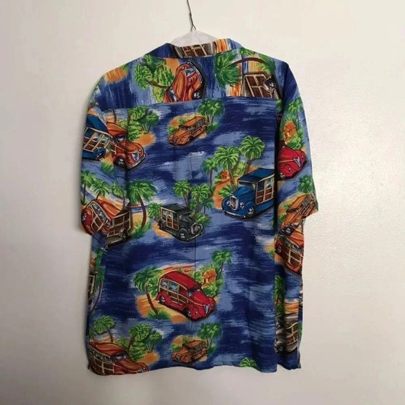 Pineapple Connection Men's Blue Hawaiian Shirt - Picture 2 of 4
